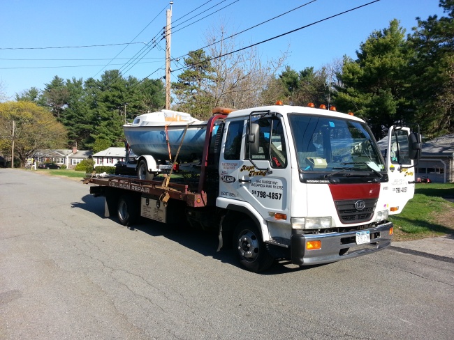 Angel Towing Boat Tow